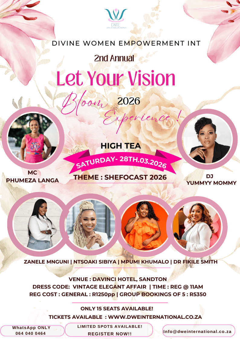 DWE LET YOUR VISION BLOOM 2026 CONTENT